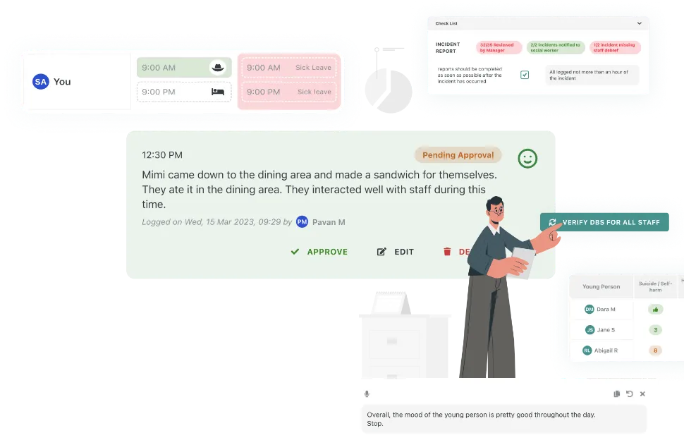 Care Management UI Decorative